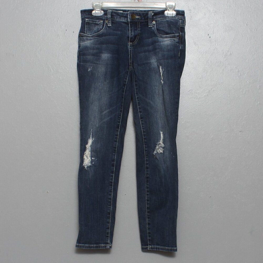Kut from the kloth Adele slouchy boyfriend distressed denim jeans